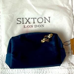 Sixton London Velvet Bag with Pin - New!